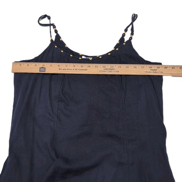 Calypso St. Barth Maxi Dress Womens Size XXL Navy Blue Flowy Linen Blend NEW NWT - Picture 12 of 16